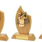Light Oak Male Golf Wood Plaque Award - 3 Sizes