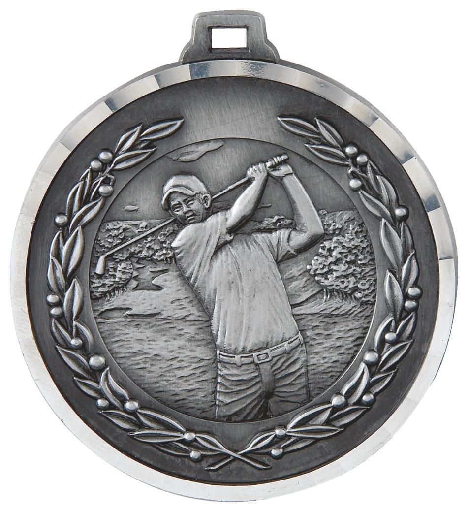 Diamond Edged Men's Golf Medal