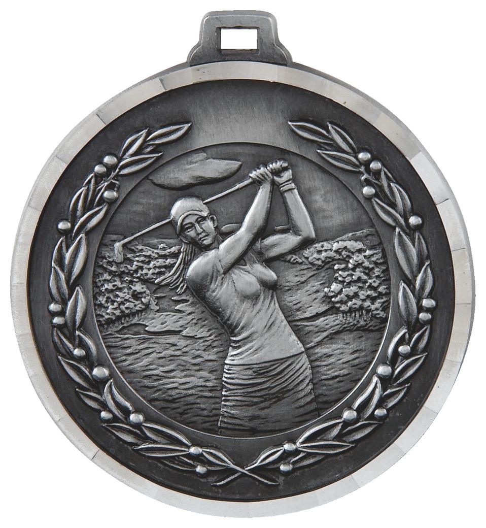 Diamond Edged Ladies Golf Medal