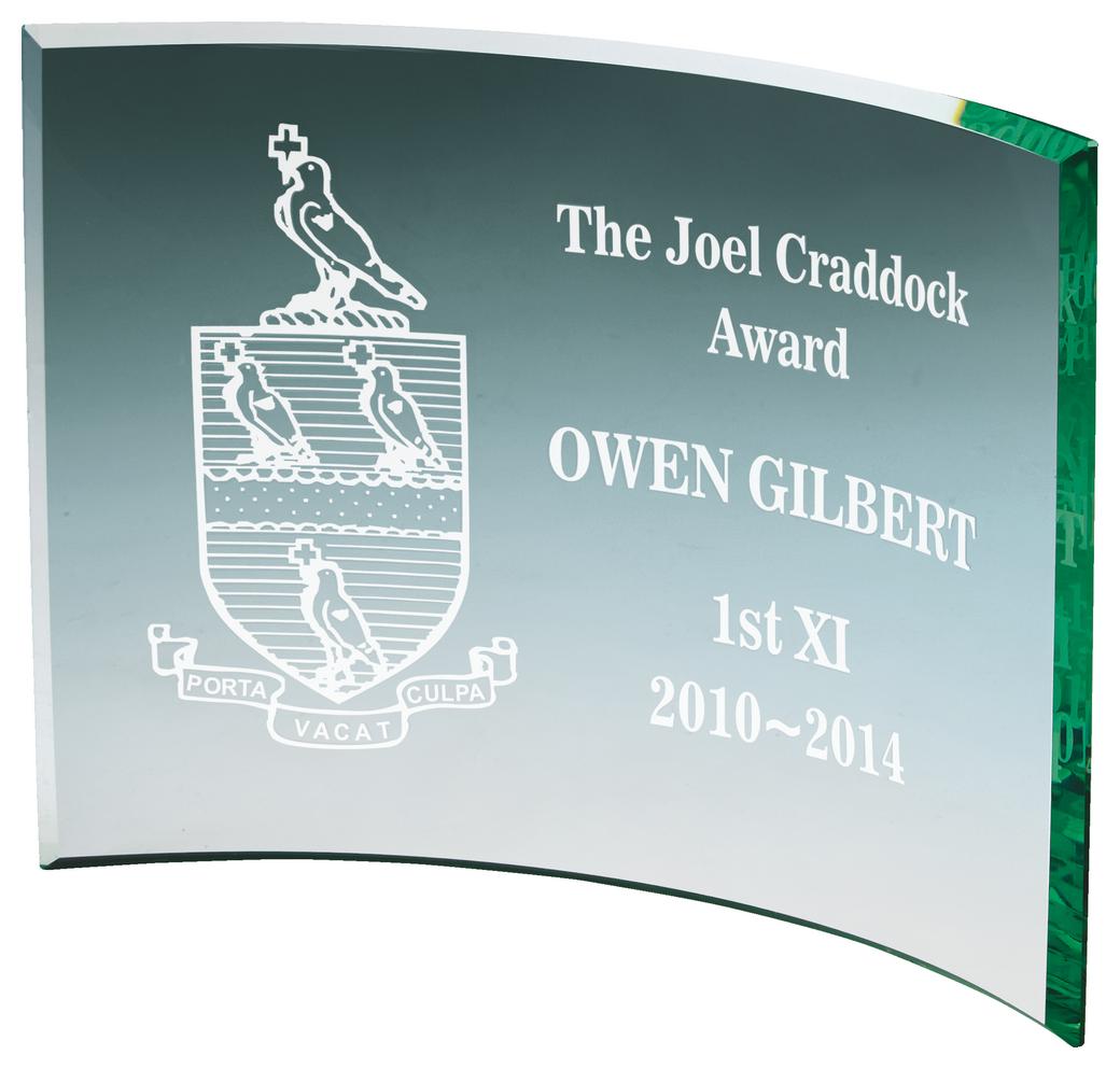 Jade Curve Glass Award