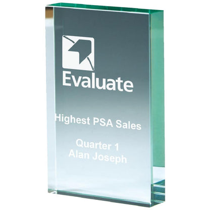 Jade Glass Block Award - 3 Awards