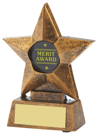 Resin Star Award In Gold