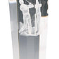 Crystal Column Golf Award With 3D Golfer