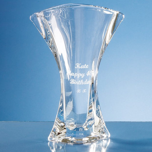 Crystalite Flared Orbit Vase