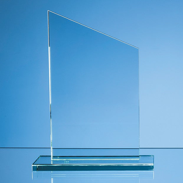 25cm x 12mm Jade Glass Slope Award