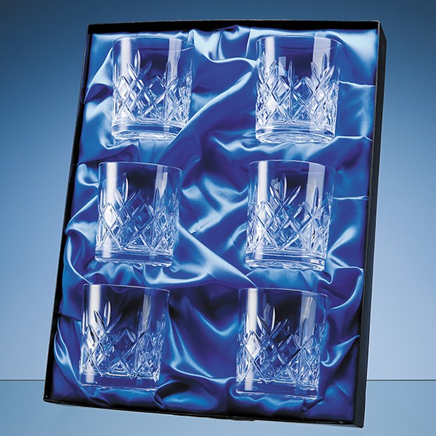 Universal 6 Glass-Award Satin Lined Presentation Box