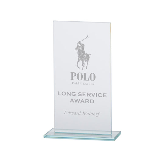 Jade Glass Gladiator Plaque Award