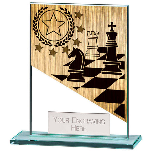 Mustang Chess Jade Glass Award