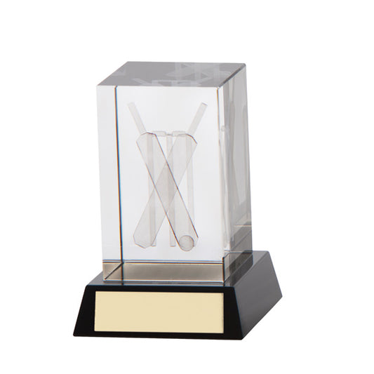 Conquest 3D Cricket Crystal Award