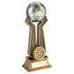 Brz-Pew-Gold Football On Twin Prongs With Plate - Available in 3 Sizes