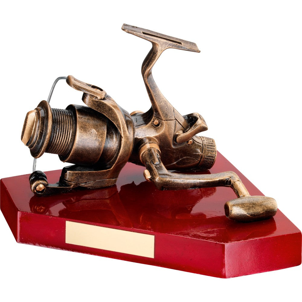 Fabulous Full Size Fishing Reel Replica Resin Award - Available in one size only