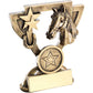 Brz-Gold Horse Mini Cup Trophy - Available in 2 Sizes
