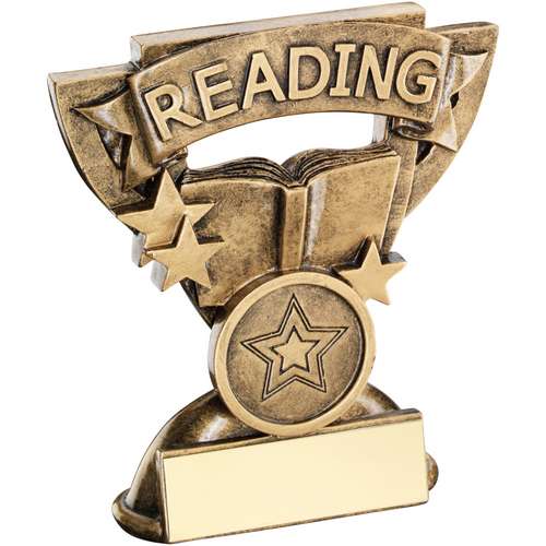 9.5cm Brz-Gold Reading Mini Cup Trophy