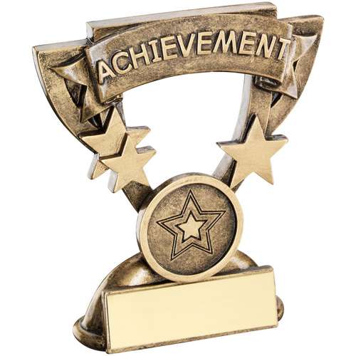 Brz-Gold Achievement Mini Cup Trophy - Available in 2 Sizes