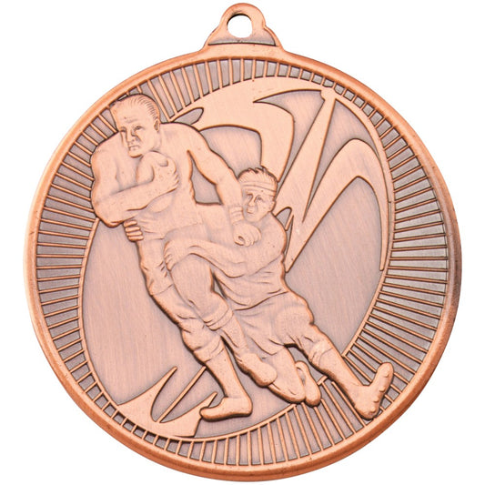 Rugby 'Multi Line' Medal