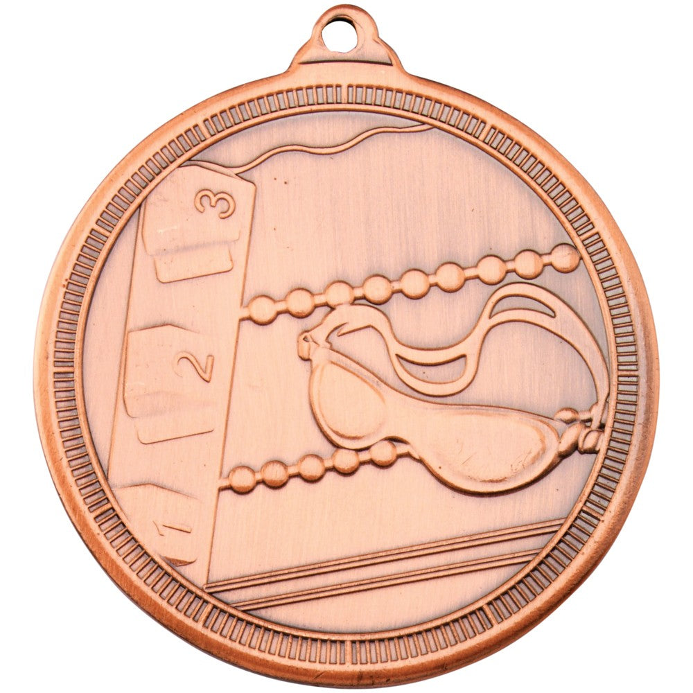 Swimming 'Multi Line' Medal