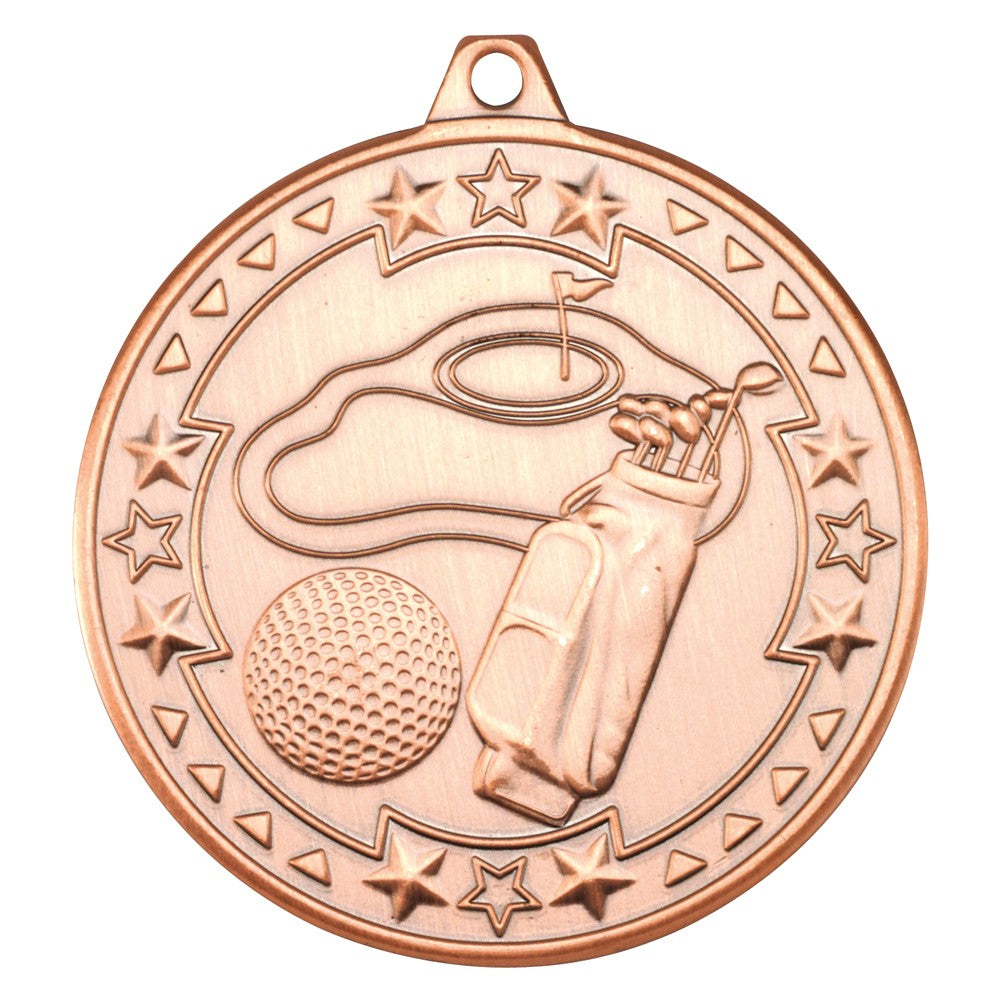 Golf 'Tri Star' Medal
