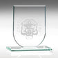 Jade Glass Shield Plaque (6mm Thick)