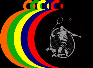 50mm Acrylic Badminton Medal