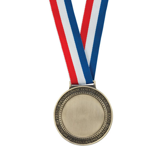 Medal Ribbon Stitched Red-White-Blue 400 x 25mm