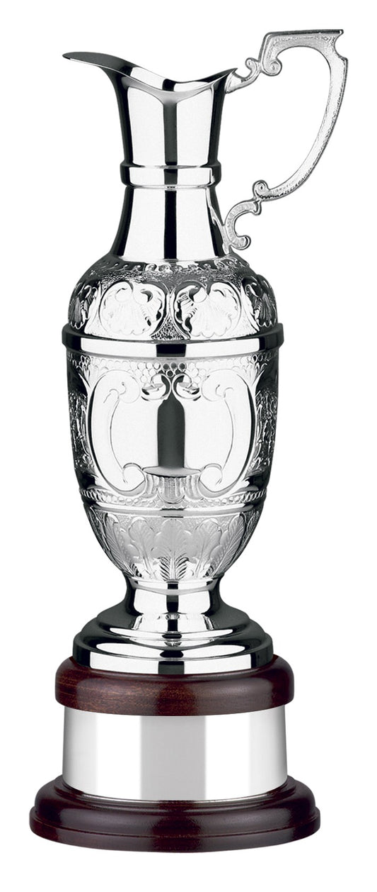 Hand Chased SIlver Plated St Annes Claret Jug