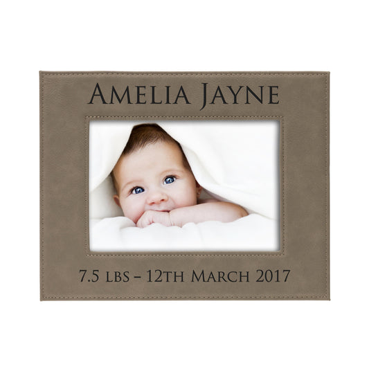 Leatherette Brown Photoframe