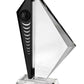 Clr & Blk Crystal Golf Award in Box