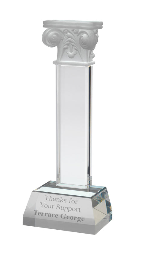 29cm Sig Crystal Award in Box