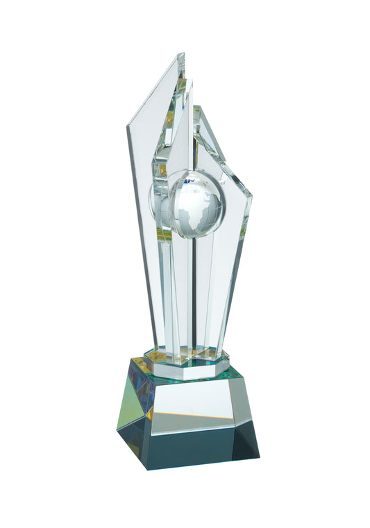 LG 30cm Swatkins Crystal Globe Award