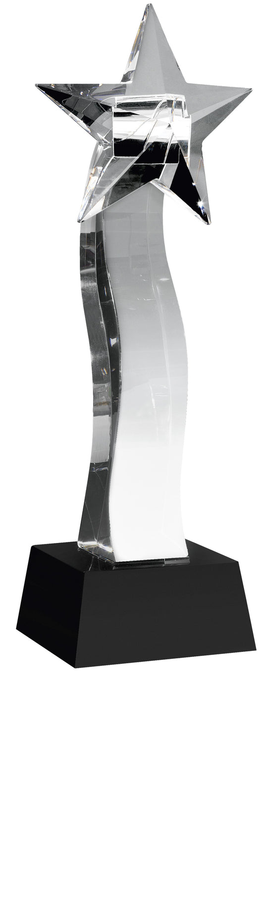 25.5cm Swatkins Optical Crystal Star Award