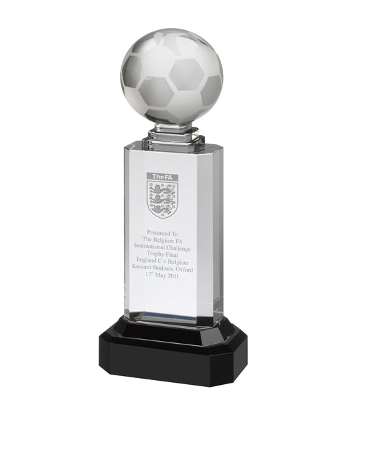 27.5cm Crystal Football Award