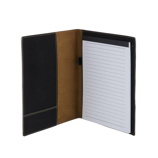 Leatherette Black A5 Notepad and Document Holder
