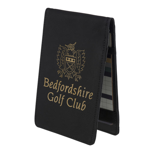 Leatherette Black Golf Score Card Holder