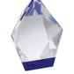 Blue & Clear Crystal in Box