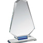 Clear & Blue Crystal Bell Shape Award