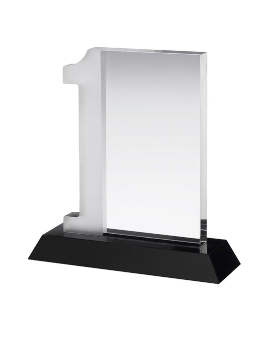 17cm Crystal No.1 Award in Box