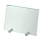 Jade Glass Rectangular Plaque with Metal Stands