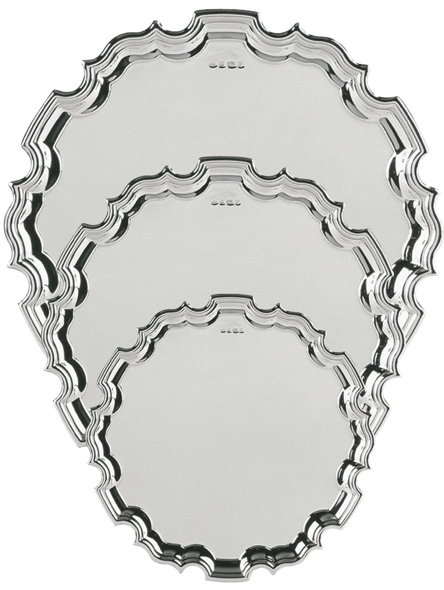 Silver Chippendale Tray