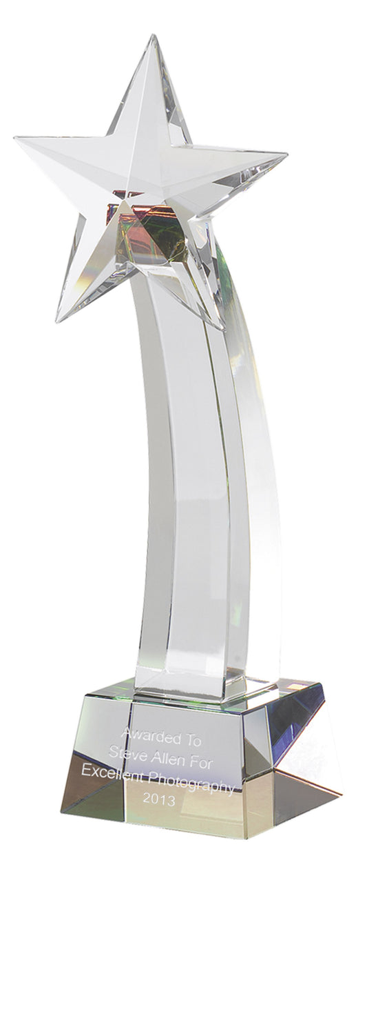 Crystal Star Award - 3 Sizes