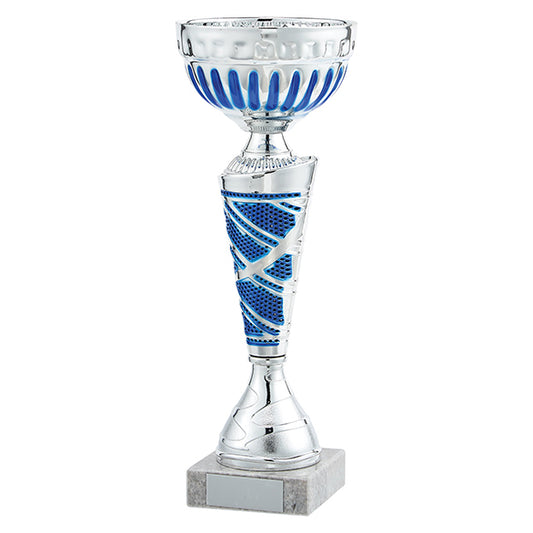 Charleston Cup Silver & Blue - 5 Sizes