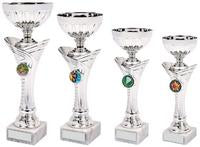 Shiny Silver Trophy Cup - 4 Sizes