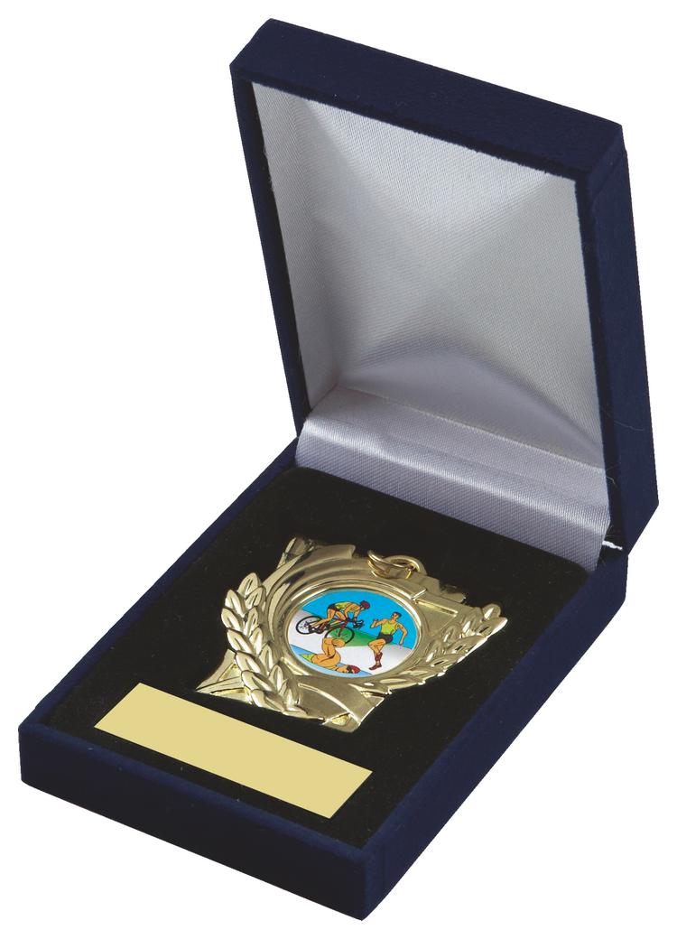 Medal Blue Presentation Case
