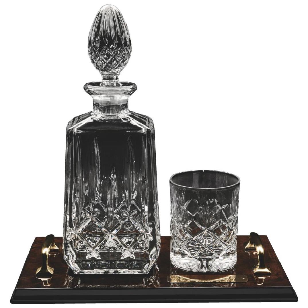 Spirit Decanter and Tumbler on Tray