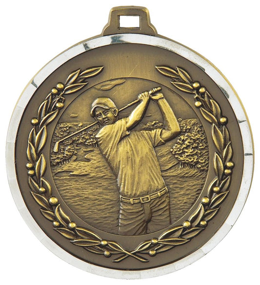 Diamond Edged Men's Golf Medal