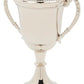 Nickel Plated Trophy Cup With Plinth Band & Lid