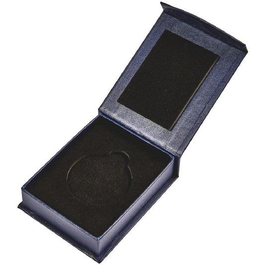Blue Medal Case with Magnetic Fastening (45mm Medals)